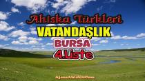 Bursa 4.Liste (Ahıska Türkleri Vatandaşlık)