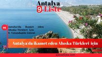 Antalya'da ikamet eden Ahıska Türkleri için 9. Vatandaşlık Listesi